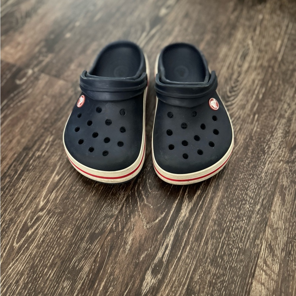 Kids Navy Blue Clogs